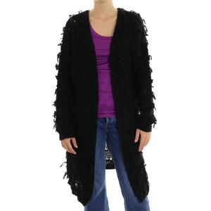 CARDIGAN FRANGE NERO